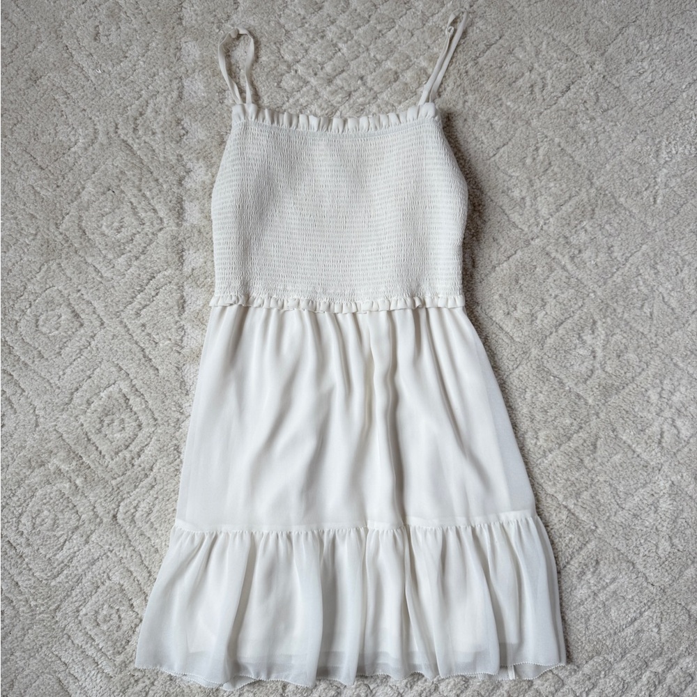 Aritzia Wilfred Tempest White Mini Dress, Small, Like New!